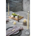 Uyuni Lighting Bougeoir Light pour bougies LED coniques standard, 2 pcs, grès, image décorative