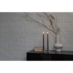 Uyuni Lighting Bougeoir Light pour bougies LED coniques standard, 2 pcs, grès, image décorative