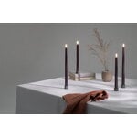 Uyuni Lighting Bougeoir Light pour bougies LED coniques standard, 2 pcs, grès, image décorative