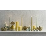 Uyuni Lighting Light candleholder for standard LED taper candles, 2 pcs, matte brass, decoration image