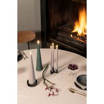 Uyuni Lighting Light candleholder for LED pillar candles, matte black, decoration image
