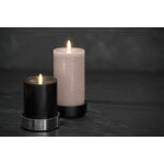 Uyuni Lighting Light candleholder for LED pillar candles, matte black, decoration image