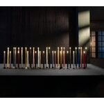 Uyuni Lighting Light candleholder for standard LED taper candles, 2 pcs, matte brass, decoration image