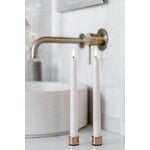 Uyuni Lighting Light candleholder for standard LED taper candles, 2 pcs, rose gold, decoration image