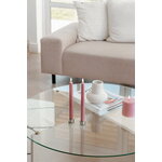 Uyuni Lighting Light candleholder for standard LED taper candles, 2 pcs, chrome, decoration image
