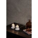 Uyuni Lighting LED rechargeable base, round, USB-C, 10 x 10 cm, white, decoration image