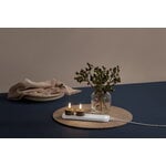 Uyuni Lighting LED rechargeable base, small, USB-C, 21 x 6 cm, white, decoration image