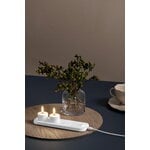 Uyuni Lighting LED rechargeable base, small, USB-C, 21 x 6 cm, white, decoration image
