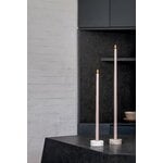Uyuni Lighting Marble candleholder, round, 3,5 x 10 cm, white, decoration image