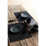 Woodnotes Morning placemat, 35 x 45 cm, set of 4, black
