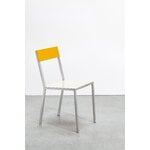 valerie_objects Alu tuoli, valkoinen - keltainen