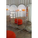Verpan Wire floor lamp, chrome - orange, decoration image