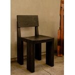 Vaarnii 001 dining chair, black, decoration image