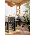 Vaarnii 001 dining chair, black, decoration image