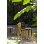 valerie_objects Aligned chair with armrests, yellow