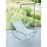 valerie_objects Rocking Chair, ruostumaton teräs - valkoinen, sisustuskuva