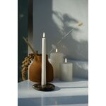 Uyuni Lighting LED pöytäkynttilä, 7,8 x 10 cm, rustiikkipinta, vanilja