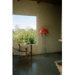 Verpan Wire floor lamp, chrome - orange, decoration image