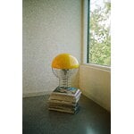 Verpan Wire table lamp, 30 cm, chrome - yellow, decoration image