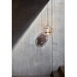 Verpan Lampada a sospensione VP Globe, 40 cm, alluminio spazzolato