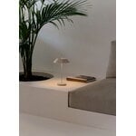 Vibia Lampada da tavolo portatile Mayfair Mini 5495, beige