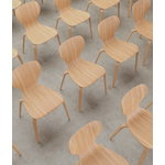 Viccarbe Ears chair, matt oak