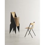 Viccarbe Quadra chair, black - matt oak