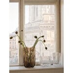 Gejst Vima vase, oval, clear, view 2