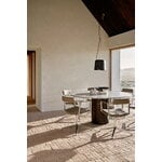 Vipp 452 Swivel tuoli, kiillotettu runko - Tide dark sand, jalkatallat, näkymä 16