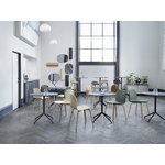 Muuto Still Cafe Stehtisch, 75 x 65 cm, H. 105 cm, schwarz 