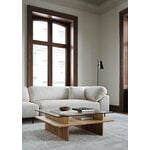 Woud Parallel coffee table, 90 x 90 cm, white lacquered oak