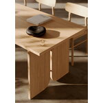 Woud Kimono dining table, 90 x 240 cm, white lacquered oak, view 11