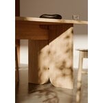 Woud Kimono dining table, 90 x 240 cm, white lacquered oak, view 13