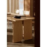 Woud Kimono dining table, 90 x 240 cm, white lacquered oak, view 2