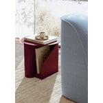 Woud Sentrum table d'appoint, rouge profond, image décorative