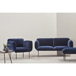 Woud Nakki 2-istuttava sohva, tummansininen