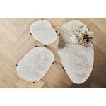 Woud La Terra occasional table, L, ivory travertine - black, decoration image