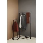 Woud O&O clothes rack, small, black