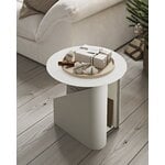 Woud Sentrum side table, warm grey, decoration image