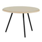 Woud Soround coffee table, 60 cm, beige nano laminate