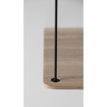 Woud Stedge add-on shelf 60 cm, white pigmented lacquered oak
