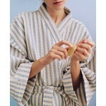 HAY Waffle kylpytakki, one size, stripe dusty blue, näkymä 2