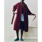 HAY Waffle bathrobe, one size, burgundy, view 4