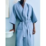 HAY Waffle bathrobe, one size, dusty blue, view 2