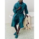 HAY Waffle bathrobe, one size, stripe petrol blue, view 2