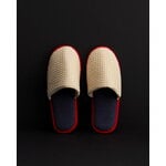 HAY Waffle slippers, one size, cream multi