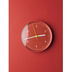 HAY Wall Clock Recycled, red, decoration image