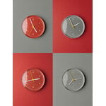 HAY Wall Clock Recycled, red, decoration image