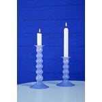 HAY Wavy candleholder, L, jade light blue