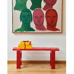 HAY Weekday bench, 111 x 23 cm, wine red, decoration image